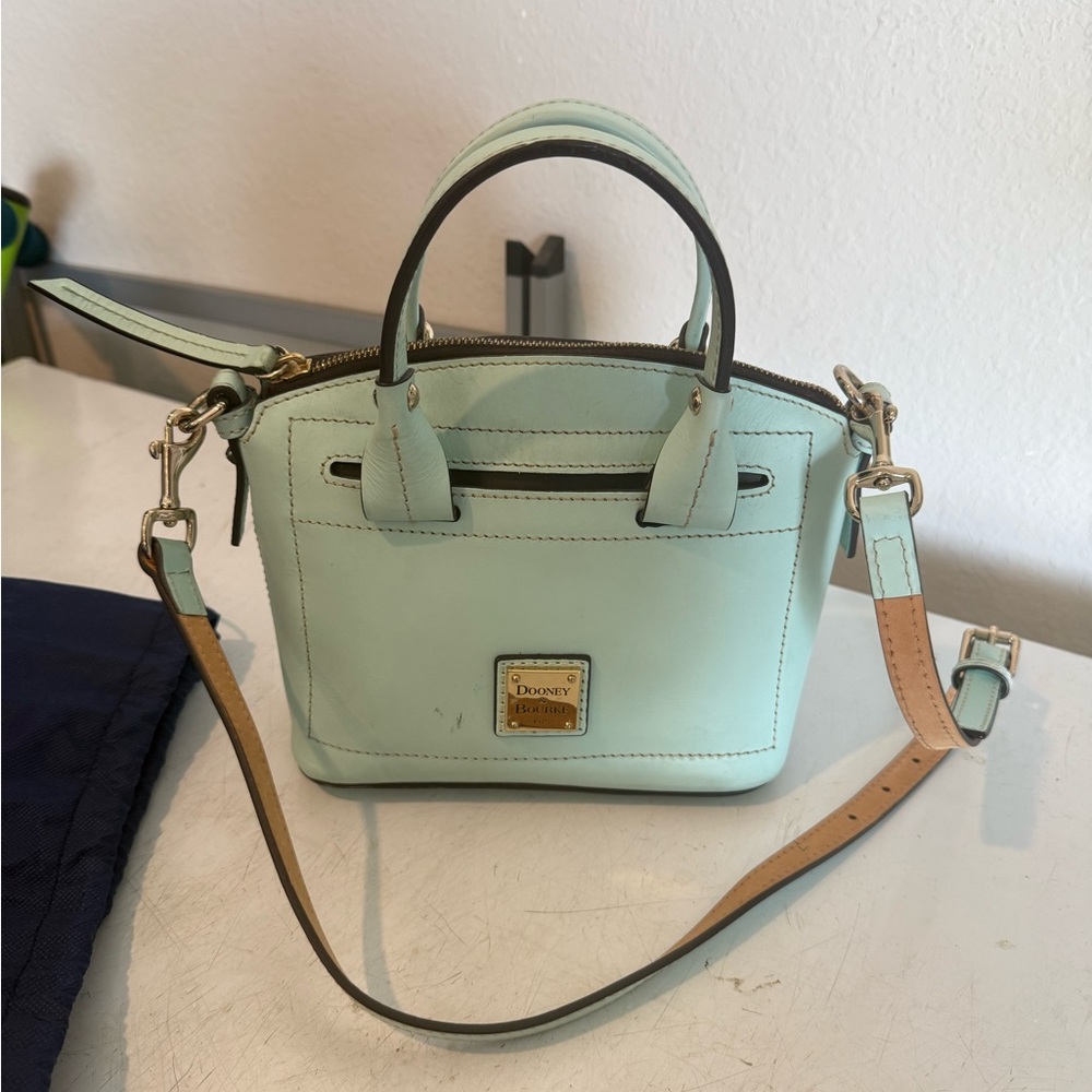 Dooney & Bourke Mint Green Leather Satchel